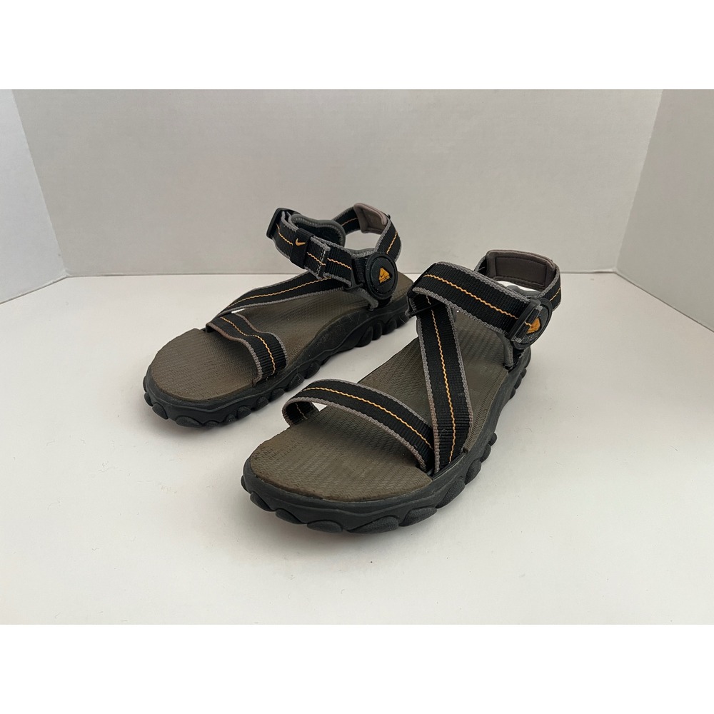 Nike ACG Air Deschutz Sandals Mens 9 Black Olive Orange 136018-081 Vintage